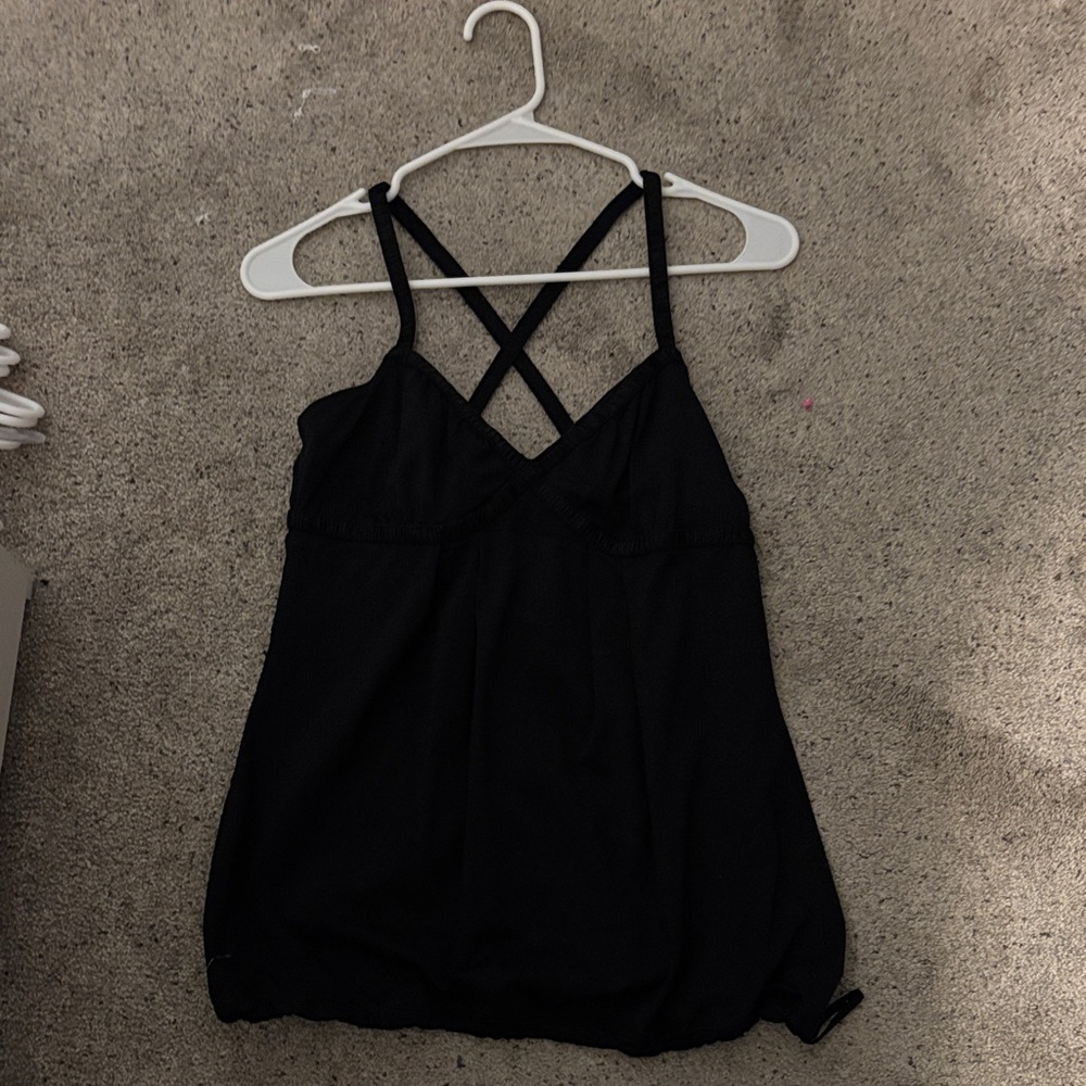lululemon athletica Black Tank Top
